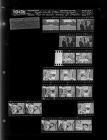 Road in Woods; Toe Men Shaking Hands; Man on Couch; Women at Desks (19 Negatives), August 20-23, 1965 [Sleeve 97, Folder a, Box 37]